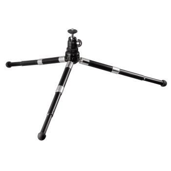 Hama mini statief Deluxe met telescopische middenzuil en verstelbare poten voor camera's en smartphones