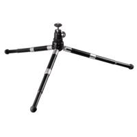 Hama mini statief Deluxe met telescopische middenzuil en verstelbare poten voor camera's en smartphones - thumbnail