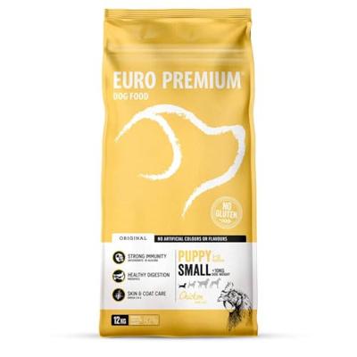 Euro Premium Puppy Small Chicken & Rice hondenvoer 12 kg Euro Premium Puppy Small Chicken & Rice hondenvoer 12 kg