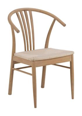 Bendt Eetkamerstoel 'Emil' Eiken whitewash Bendt Eetkamerstoel 'Emil' Eiken whitewash