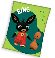 Bing fleeceplaid meerkleurig 150x200cm - thumbnail