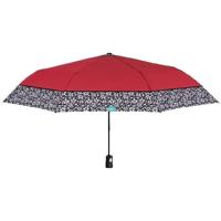 Perletti paraplu automatisch dames 96 cm microvezel rood - thumbnail