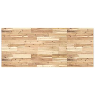 Bureaublad 140x60x2 cm onbehandeld massief acaciahout Bureaublad 140x60x2 cm onbehandeld massief acaciahout