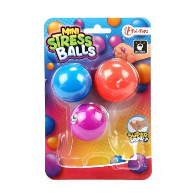 Toi Toys Mini anti stressbal Ø4cm 3st