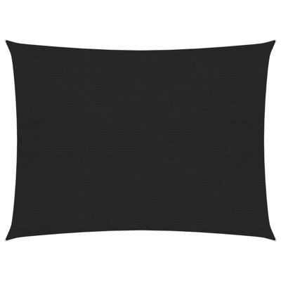 VidaXL Zonnezeil 160 g/m² 2x3,5 m hdpe zwart VidaXL Zonnezeil 160 g/m² 2x3,5 m hdpe zwart