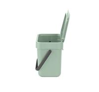 Brabantia Sort & Go afvalemmer 3 liter jade green - thumbnail