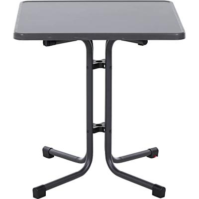 Siena Garden N47120 Tuintafel Staal, Melamine Antraciet (mat), Lei, Antiek Siena Garden N47120 Tuintafel Staal, Melamine Antraciet (mat), Lei, Antiek