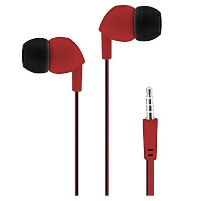 T'nB ESBCRD BE-COLOR in-ear stereo-hoofdtelefoon, voetgangerset, rood