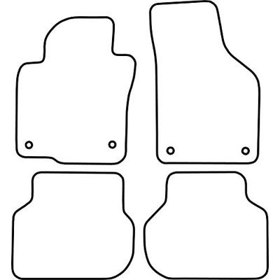 Automatten passend voor Volkswagen Jetta vanaf 2011 TMVW550