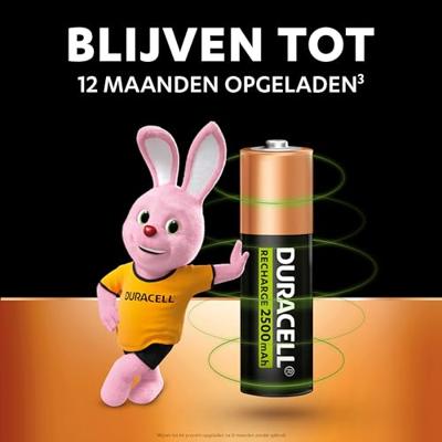 Duracell Stay Charged NiMH HR06 AA 4x oplaadbaar - thumbnail