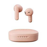 Urbanista Copenhagen Echte Draadloze Oordopjes, Bluetooth 5.2 Oortjes met Aanraakbediening & Microfoon met Ruisonderdrukking, 32H Speeltijd, USB-C Oplaadcase, IPX4-Waterbestendig, Stoffig Roze - thumbnail