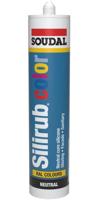 Soudal Silirub Color | Siliconenkit | Basalt Grijs Ral 7012 | 300 ml - 115682 - thumbnail