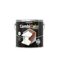 Rust-Oleum Combicolor metaalverf ral9010 wit 2.5ltr - thumbnail