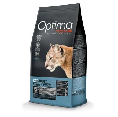 OPTIMANOVA Cat Rabbit & Potato - droog kattenvoer - 8kg