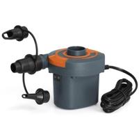 Bestway Elektrische Opblaaspomp Stopcontact en Aansteker 490 Liter/Minuut Opblaasbaar en Camping 62142 - thumbnail