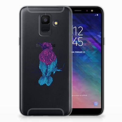 Samsung Galaxy A6 (2018) Telefoonhoesje met Naam Merel Samsung Galaxy A6 (2018) Telefoonhoesje met Naam Merel