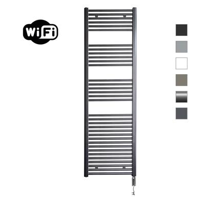 Elektrische Radiator Sanicare HWV Met Wifi 172x60 cm Gunmetal 1127W Met Thermostaat Chroom Rechtsonder Sanicare Elektrische Radiator Sanicare HWV Met Wifi 172x60 cm Gunmetal 1127W Met Thermostaat Chroom Rechtsonder Sanicare