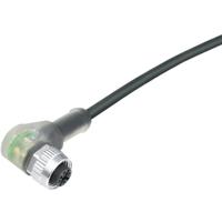 binder 77 3634 0000 50003-0500 Sensor/actuator connector, geassembleerd M12 Aantal polen (sensoren): 4 Bus, haaks 5.00 m 1 stuk(s) - thumbnail
