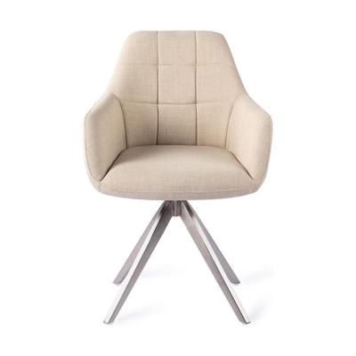 Jesper Home Noto eetkamerstoel Overnight Oats turn steel