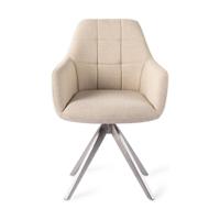 Jesper Home Noto eetkamerstoel Overnight Oats turn steel - thumbnail