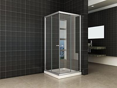 Wiesbaden Douchecabine Hoekinstap 100x100x190 cm 5 mm Helder Glas