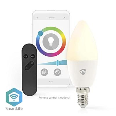 Nedis SmartLife Multicolour Lamp | Wi-Fi | E14 | 470 lm | 4.9 W | 1 stuks - WIFILRC10E14 WIFILRC10E14