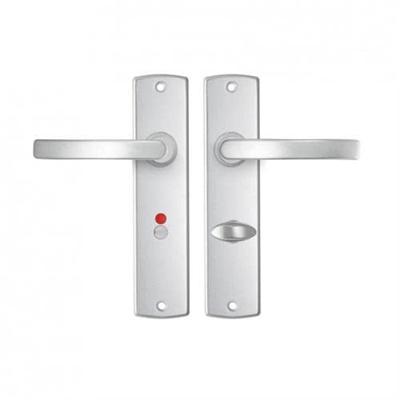 AXA | Binnendeurbeslag | Curve kruk | Blok | Toilet | 63-8 | Aluminium