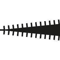 Bahco naaldvijl mes 140 mm | 2-308-14-2-0