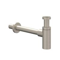 Design Sifon IVY Hoog Model Geborsteld Nickel PVD - thumbnail