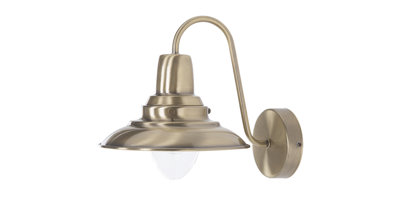 Beliani LUZA - Muurlamp-Messing-Metaal