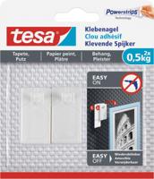 tesa 77772 Klevende spijkers Wit Inhoud: 2 stuk(s) - thumbnail