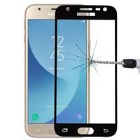 Voor Galaxy J3 (2017) (EU versie) 0 26 mm 9H oppervlaktehardheid 2.5D gebogen zeefdruk volledige scherm gehard glas Screen Protector (zwart) - thumbnail