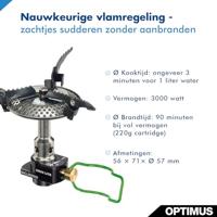 Optimus Crux Lite Brander Aluminium - thumbnail