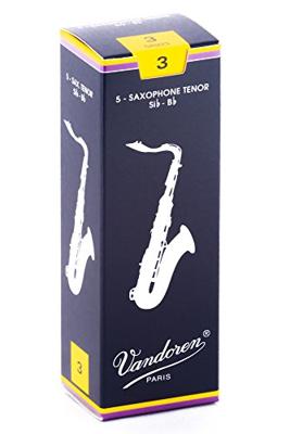 Vandoren Traditional rieten voor Tenor-saxofoon 3, 5 stuks Vandoren Traditional rieten voor Tenor-saxofoon 3, 5 stuks