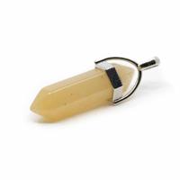 Dubbeleinder Hanger Honing Jade - thumbnail