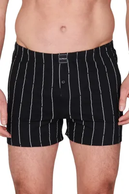 Suaque/Ginosanti wijde heren boxershort - Streep - Losse heren boxershort katoen