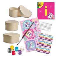 SES unicorn diamond painting houten sieradendoosjes - thumbnail