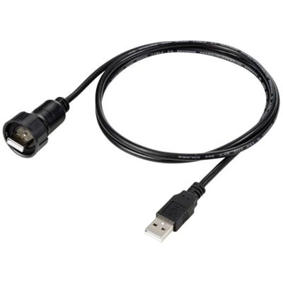 TRU COMPONENTS TC-12775064 USB 2.0-adapter inclusief 1 m kabel 1 stuk(s)