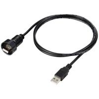 TRU COMPONENTS TC-12775064 USB 2.0-adapter inclusief 1 m kabel 1 stuk(s) - thumbnail