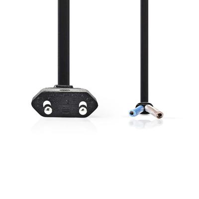 Voedingskabel | Eurostekker - Open kabeleinde | 3,0 m | Zwart Voedingskabel | Eurostekker - Open kabeleinde | 3,0 m | Zwart