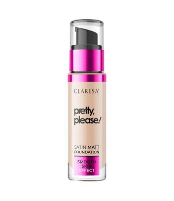 Claresa satin matt foundation pretty, please! 05 deep medium 34gr.