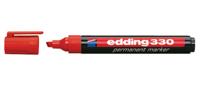 Permanente markeerstift Edding 330 Rood (10 Stuks) - thumbnail