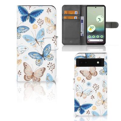 Telefoonhoesje | Met pasjeshouder | voor Google Pixel 6A Vlinder Telefoonhoesje | Met pasjeshouder | voor Google Pixel 6A Vlinder