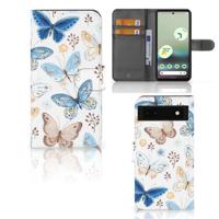 Telefoonhoesje | Met pasjeshouder | voor Google Pixel 6A Vlinder - thumbnail