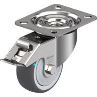 Blickle LEX-PATH 80KFD-FI Zwenkwiel met rem Wieldiameter: 80 mm Draagvermogen (max.): 150 kg 1 stuk(s) - thumbnail