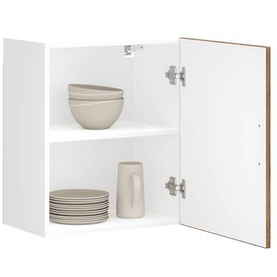 Keukenwandkast Porto bewerkt hout oud houtkleurig