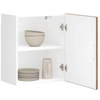 Keukenwandkast Porto bewerkt hout oud houtkleurig - thumbnail