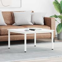 Salontafel Wit 80 x 80 x 45 cm Massief grenenhout - thumbnail