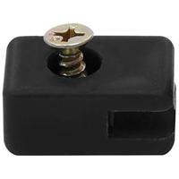 VidaXL Spandraadhouder met schroef 100 sets antraciet - thumbnail