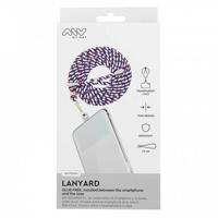 Draagkoord mobiele telefoon Myway Blauw Rood - thumbnail